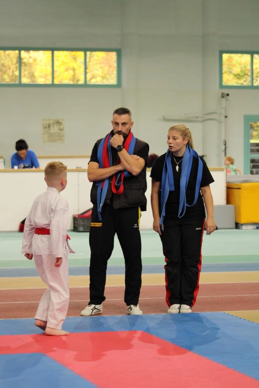 Kinder lernen Karate im PSV Anhalt Zerbst